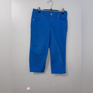 Bandolino Mandie Light Blue Jean Capris 6P Casual Spring